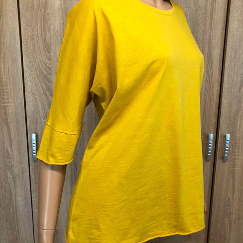 Noshame yellow blouse, size M, 100% cotton