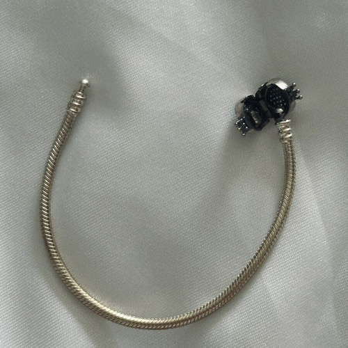 Pandora original charm bracelet, silver, size 16