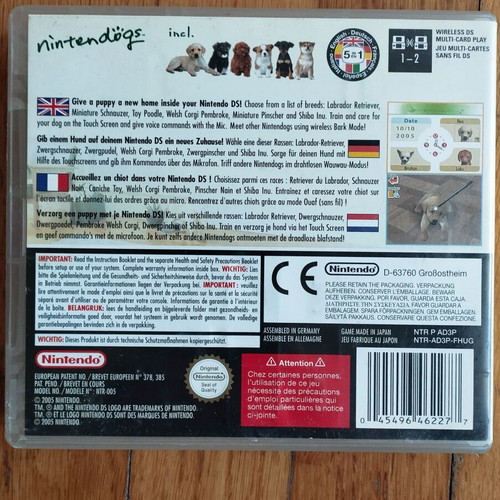 Nintendogs Nintendo DS game used, complete