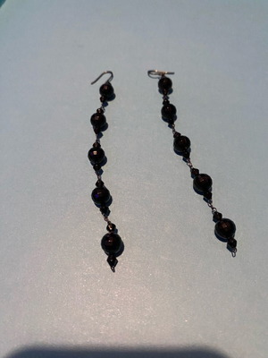 Σκουλαρίκια μεταχειρισμένα, μαύρα