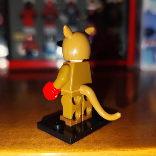 Kangaroo Mascot figure like new with stand