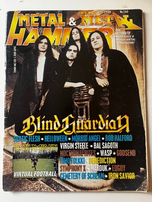 Metal Hammer & Heavy Metal τεύχος 160 Μάιος 1998 μεταχειρισμένο χωρίς CD