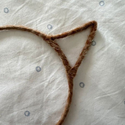 Claire's headband with kitty ears like new