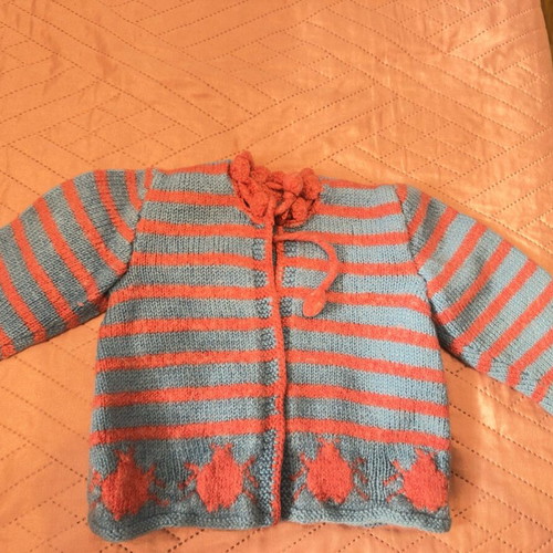 Handmade cardigan blue like new