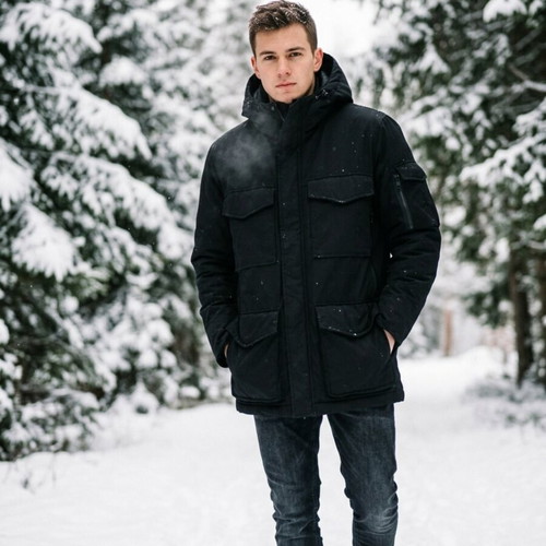 L.O.G.G. x H&M Mens Winter Jacket like new, size S/M, black