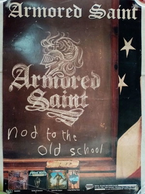 Armored Saint Nod To The Old School 2000 official promotional poster