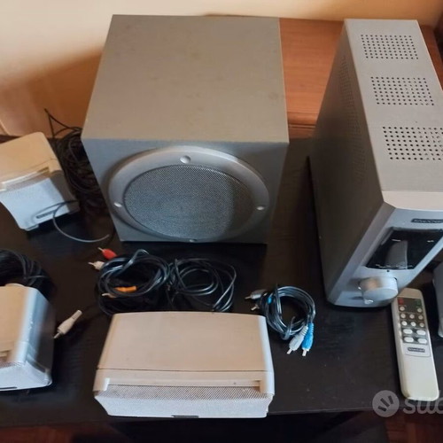 SilverCrest Surround 5.1 speaker system like new with remote
