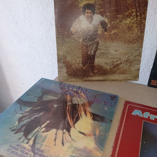 Collectible vinyl records used, pack of 20, Bob Dylan, Abba, Beatles