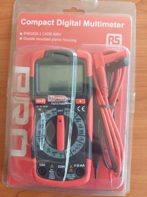 RS PRO RS12 ψηφιακό πολύμετρο χειρός καινούργιο, 10A dc Max, 600V ac Max