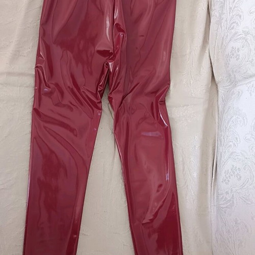 Red leggings new, warm with fur inside