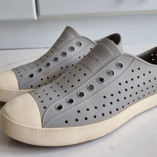 Native Shoes water shoes used, gray, size 44.5-45