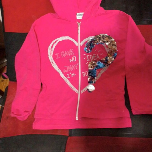 Girls' pink jacket like new, size 128 cm, ages 8-11