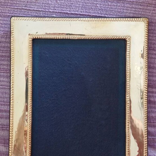 Silver photo frame like new