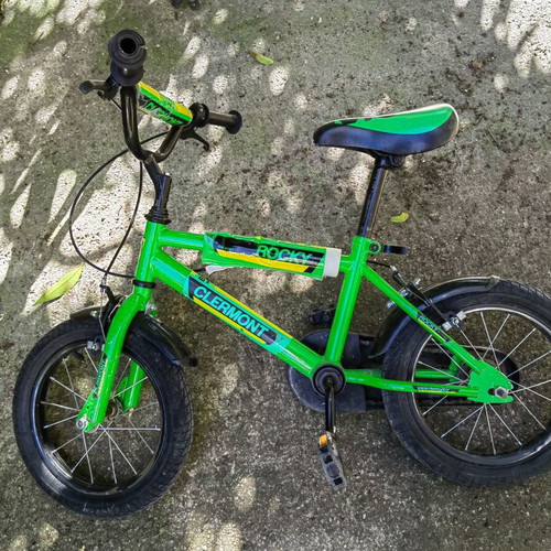 Clermont 14" Mountain Bike used, green, V-Brakes