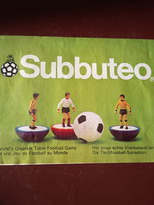 Subbuteo προσπέκτους 1979 σαν καινούργιο