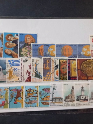 Ελληνικά γραμματόσημα μεταχειρισμένα, πακέτο 40 σφραγισμένα