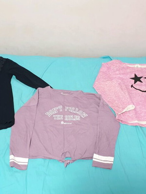 Girls' T-shirts 6 years like new, multicolored, size 116 cm