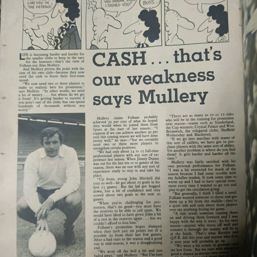 Goal magazine June 16, 1973 used, England