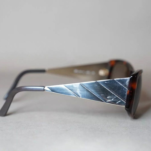 Genny 168 S sunglasses used, gold and brown