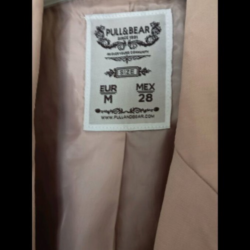 Pull & Bear beige jacket like new, size M