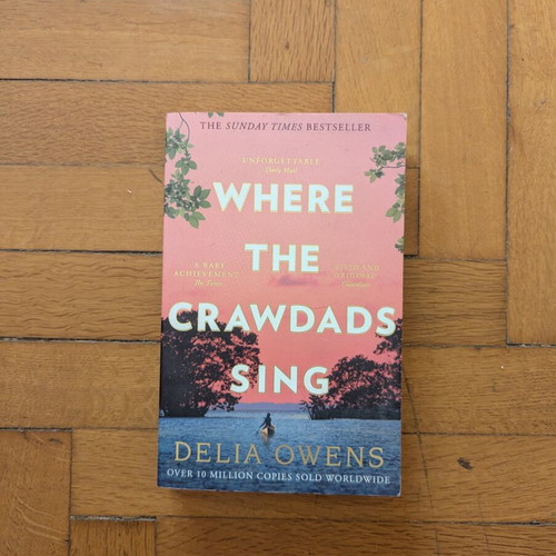 Where the Crawdads Sing novel like new by Delia Owens