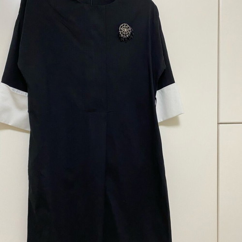 Le Vertige dress new, white and yellow, size S