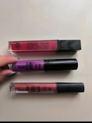 Lipsticks and glosses Erre Due, Lavish Care, The Beautyshop like new