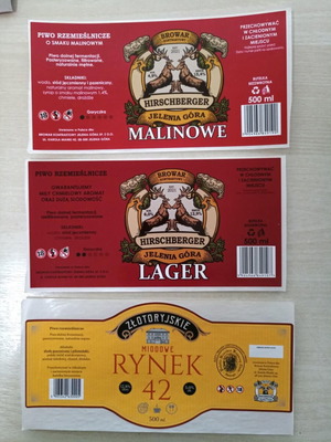 Polish microbrewery labels new with 2 Greek soft drink labels gift