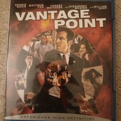 Vantage Point Blu-Ray like new, adventure film with subtitles