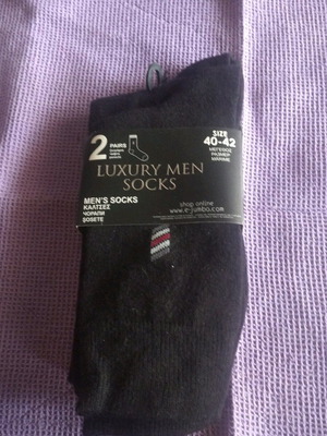 Luxury Men Socks men's new, size 40-42, black