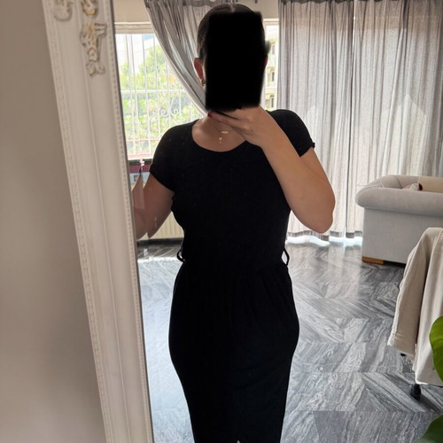Black midi dress Hyper one size used