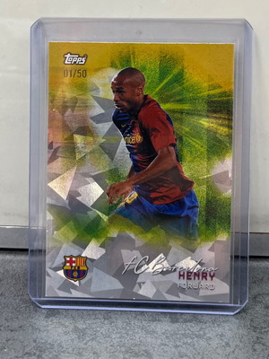 Topps Barca Team Set 2025/26 Thierry Henry like new