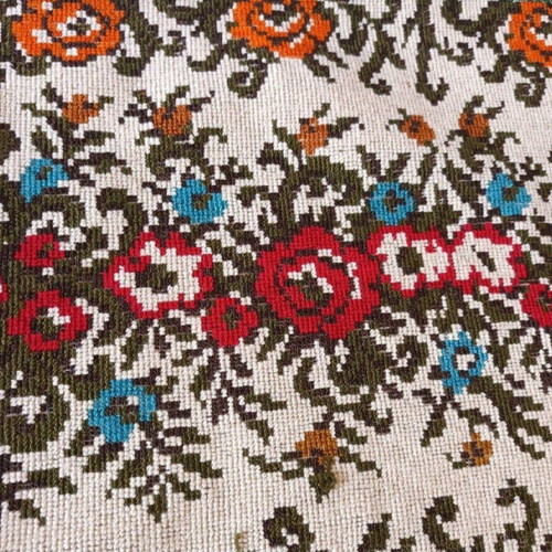 Set of 5 antique embroidery pieces used, high detail