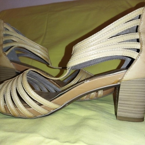 Anatomic Tamaris sandals like new, beige brown, sizes 37.5-38.5