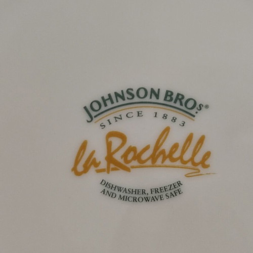 La Rochelle dinner plates set, 5 pieces, English vintage