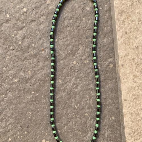 Set of 7 necklaces with various materials