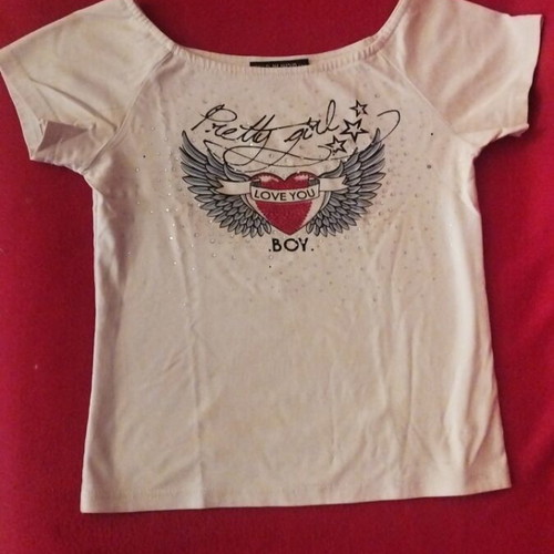 Blouse white S/M like new