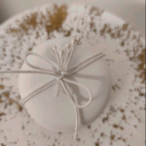 Baptism or wedding bomboniere made to order from plaster