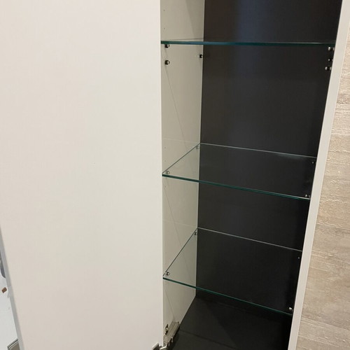 Burgbad Eqio tall bathroom cabinet, 35 × 32 × 176 cm