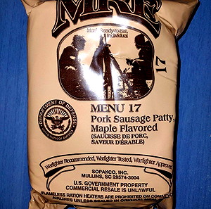 US MRE (στρατιωτικό γεύμα)