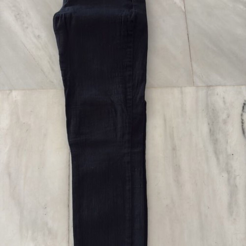 Zara black straight-leg jeans like new, size L