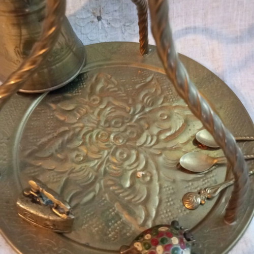 Bronze coffee set used