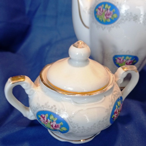 Bavarian porcelain coffee set 3 pieces like new