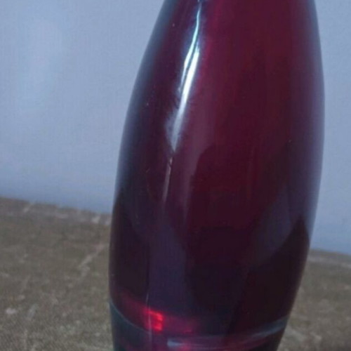 Murano sommerso vase used, 19 cm