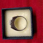  Unisex ασημένιο δαχτυλίδι