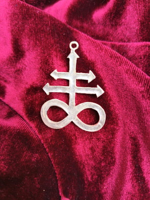 Leviathan cross new, silver