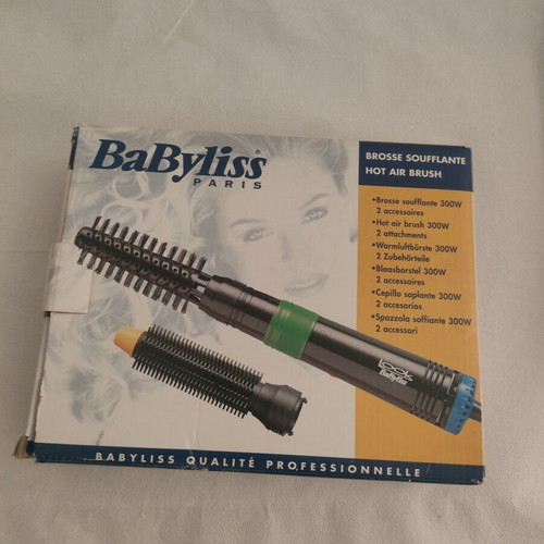 Babyliss Electric Double Hair Brush 300W new with 2 brushes