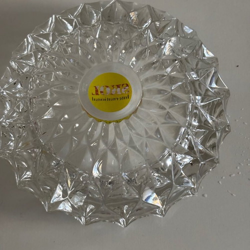 Skol glass promotional ashtray used