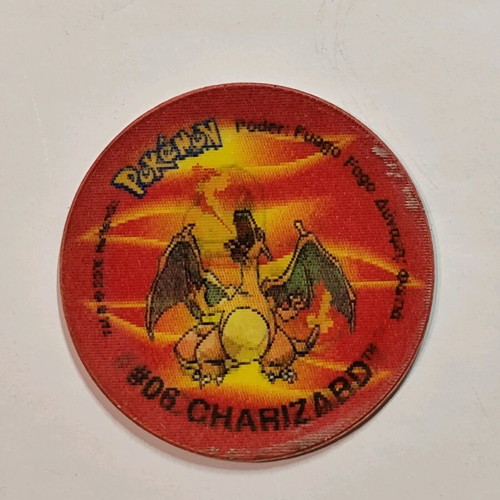 Pokemon Tazo 2 Holo 3D Charizard used collectible