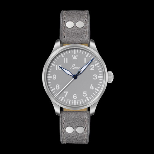 Laco Augsburg Grau 39 Automatic Watch new